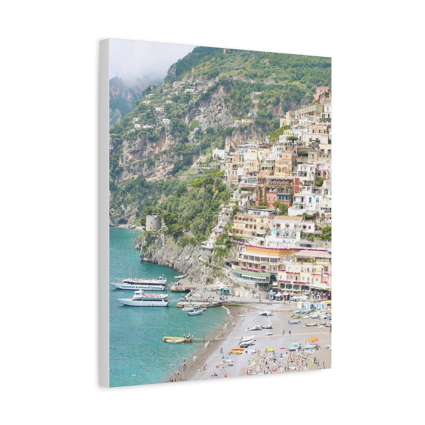 Amalfi coast wall decor Matte Canvas, Stretched, 1.25"