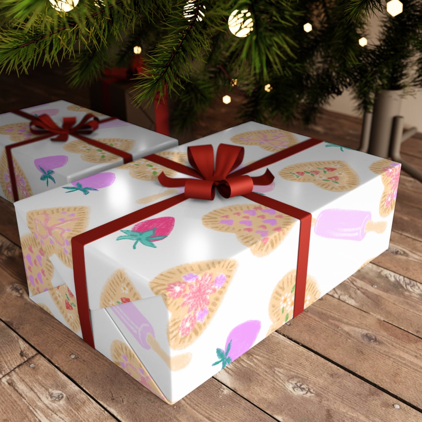 Bakers Gift Wrapping Paper Sheets, 1pc