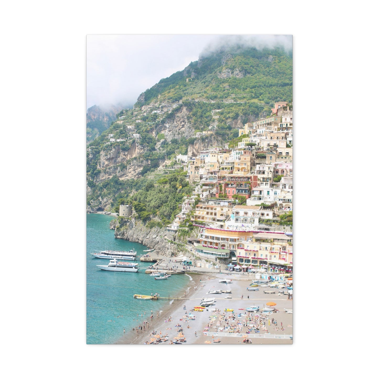 Amalfi coast wall decor Matte Canvas, Stretched, 1.25"