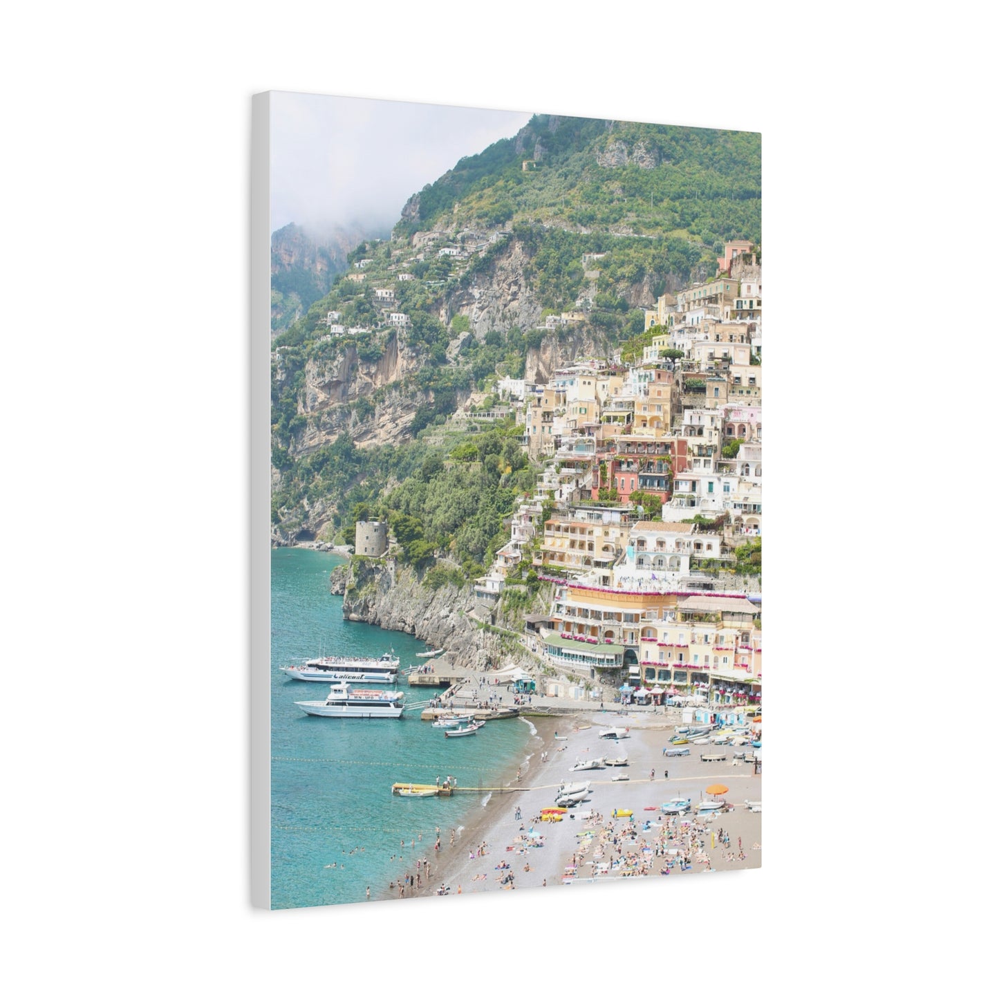 Amalfi coast wall decor Matte Canvas, Stretched, 1.25"