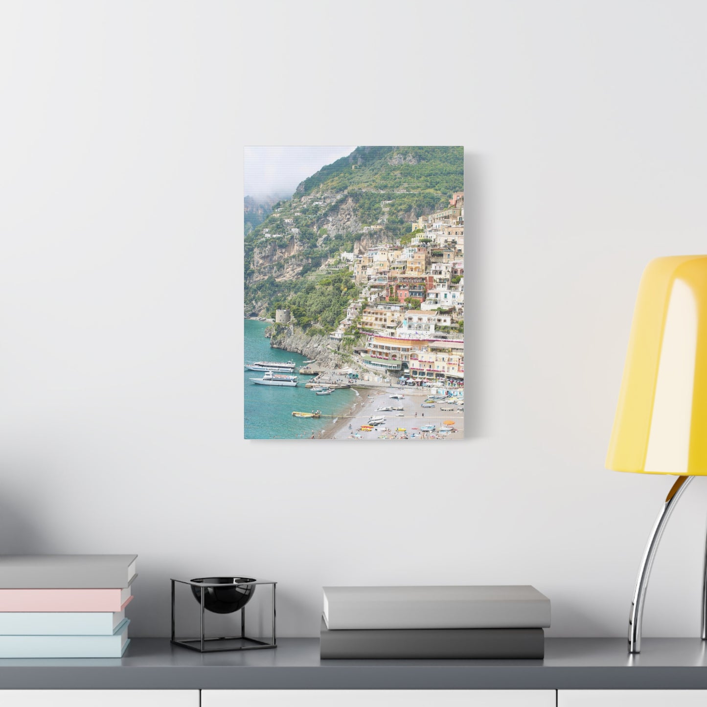 Amalfi coast wall decor Matte Canvas, Stretched, 1.25"