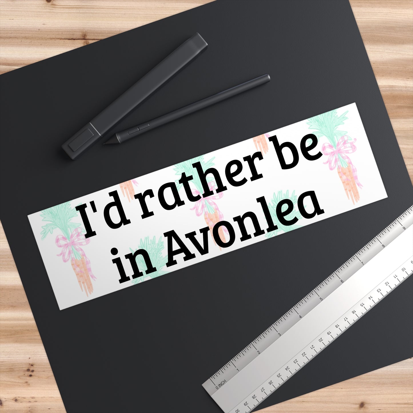 Anne of Green Gables bumper sticker Avonlea