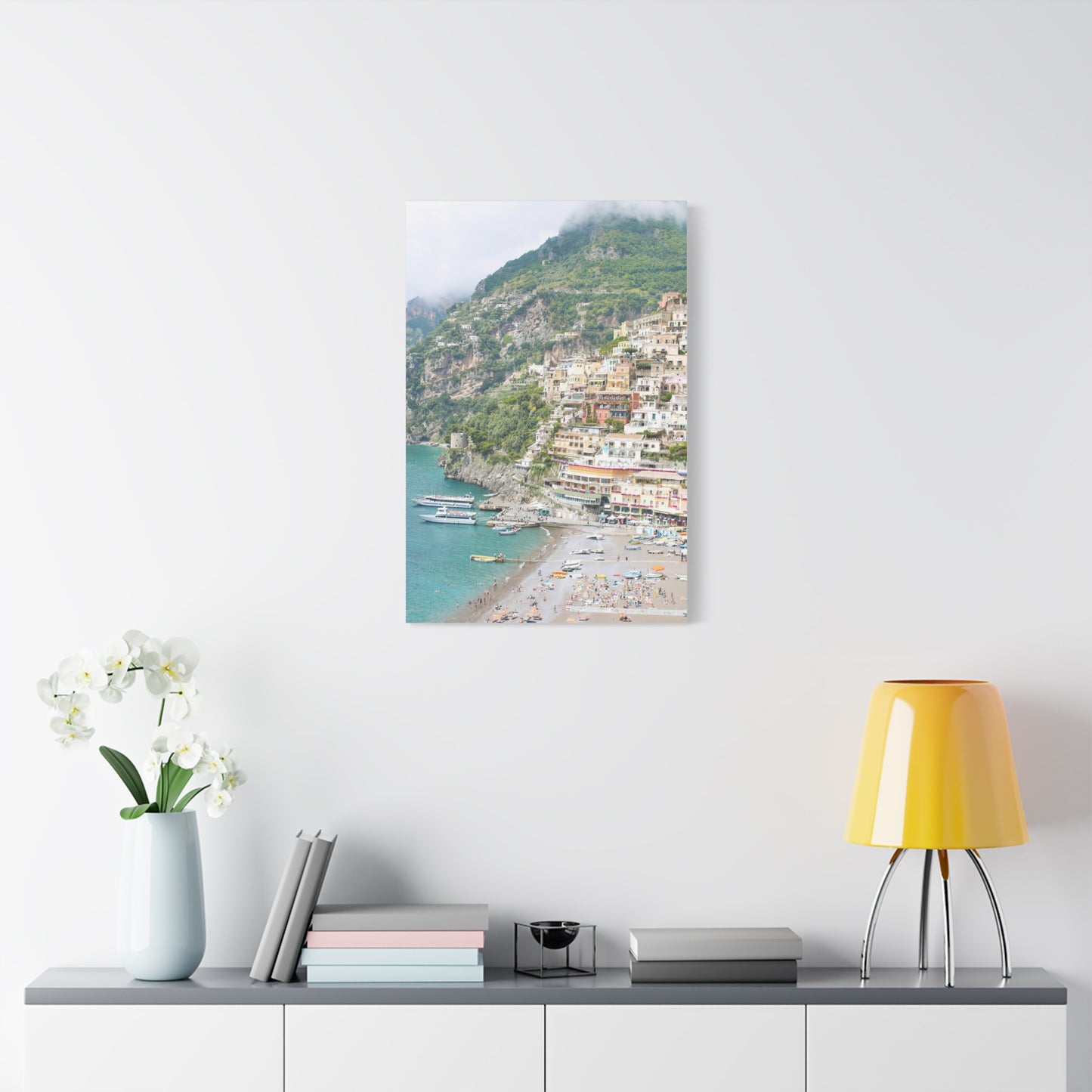 Amalfi coast wall decor Matte Canvas, Stretched, 1.25"