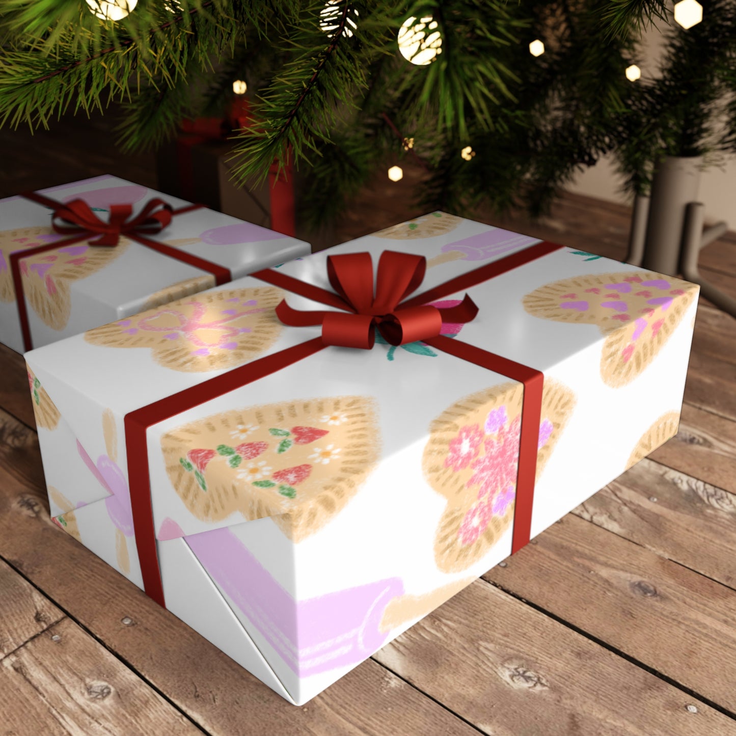 Bakers Gift Wrapping Paper Sheets, 1pc