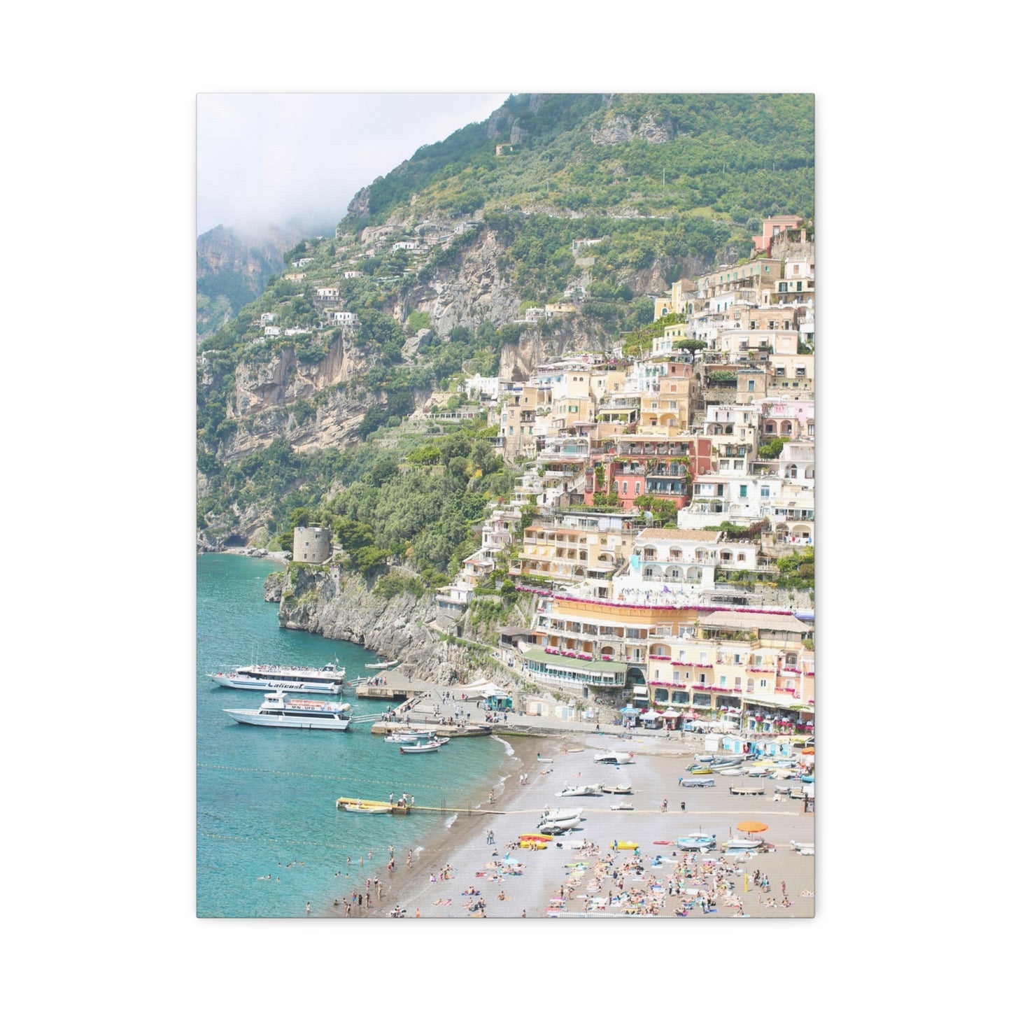 Amalfi coast wall decor Matte Canvas, Stretched, 1.25"