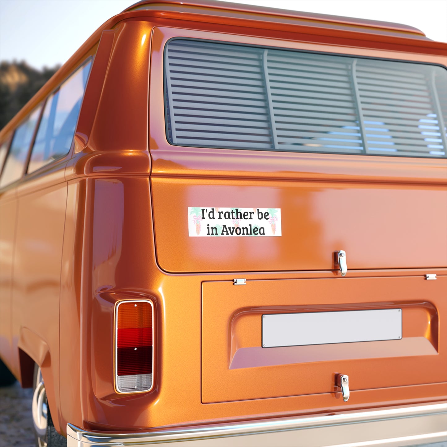 Anne of Green Gables bumper sticker Avonlea