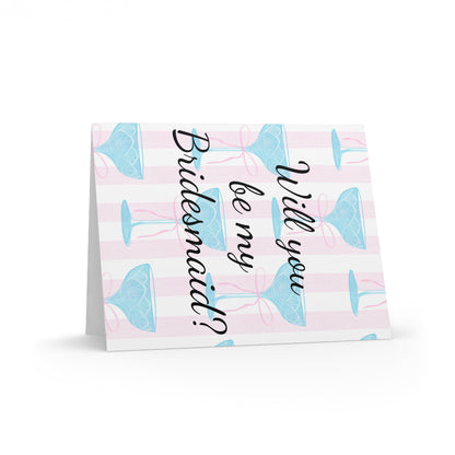 Will you be my bridesmaid Greeting cards (8, 16, and 24 pcs)
