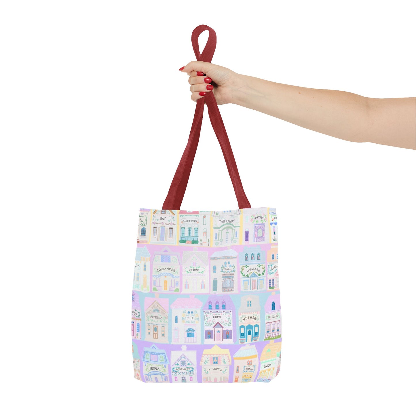 Spice village Lenox watercolor Tote Bag
