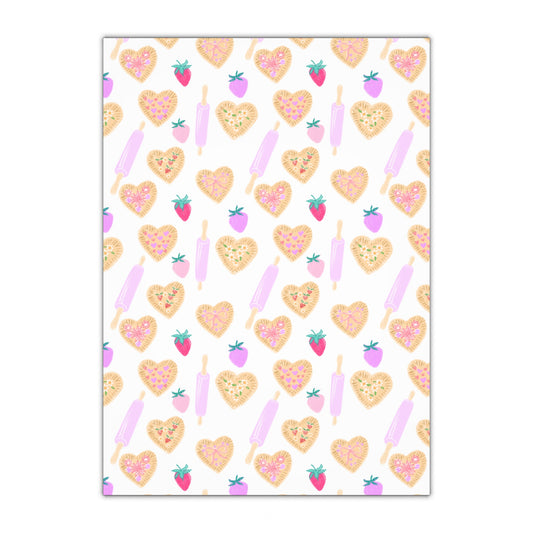 Bakers Gift Wrapping Paper Sheets, 1pc