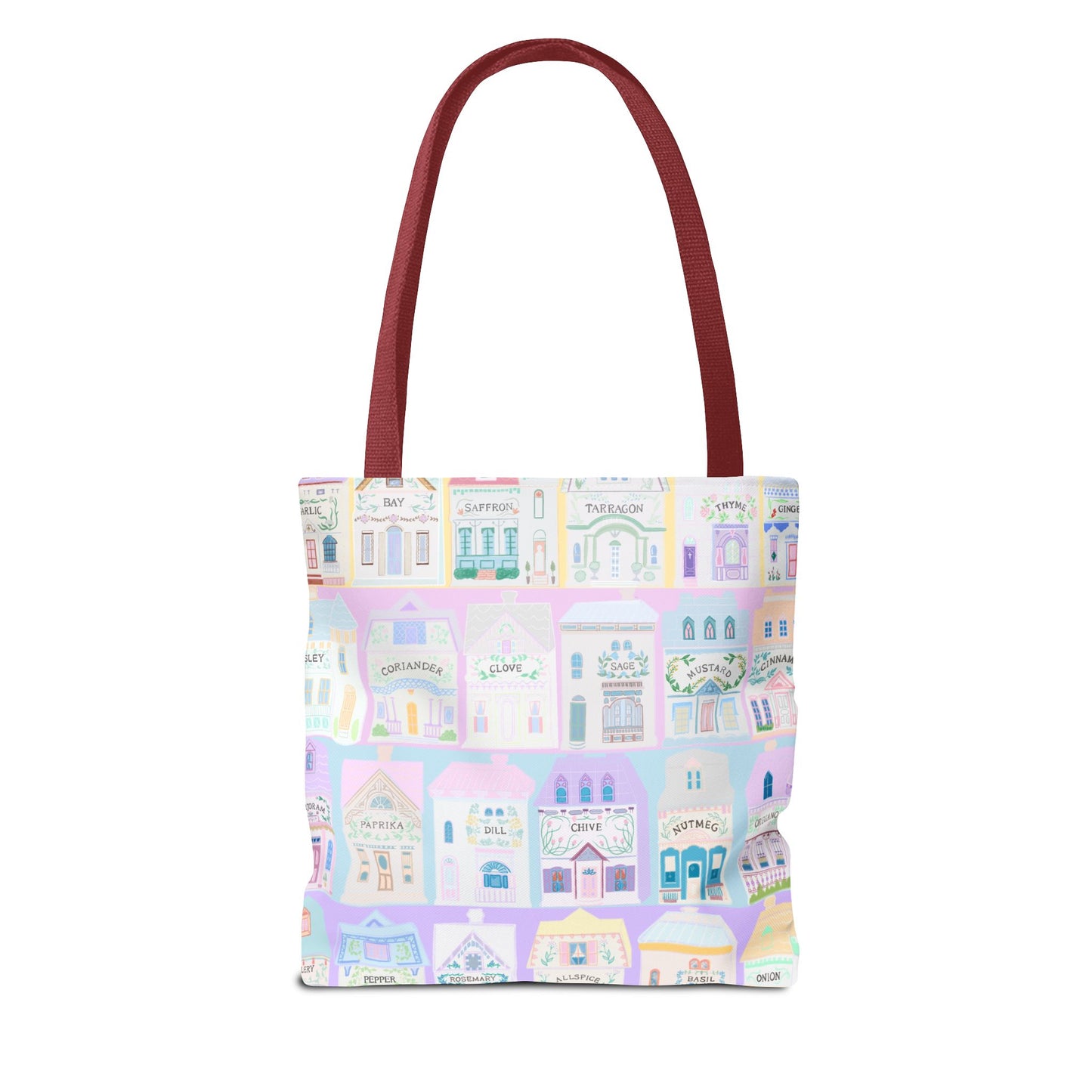 Spice village Lenox watercolor Tote Bag