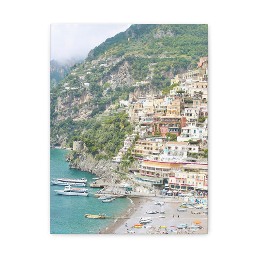 Amalfi coast wall decor Matte Canvas, Stretched, 1.25"