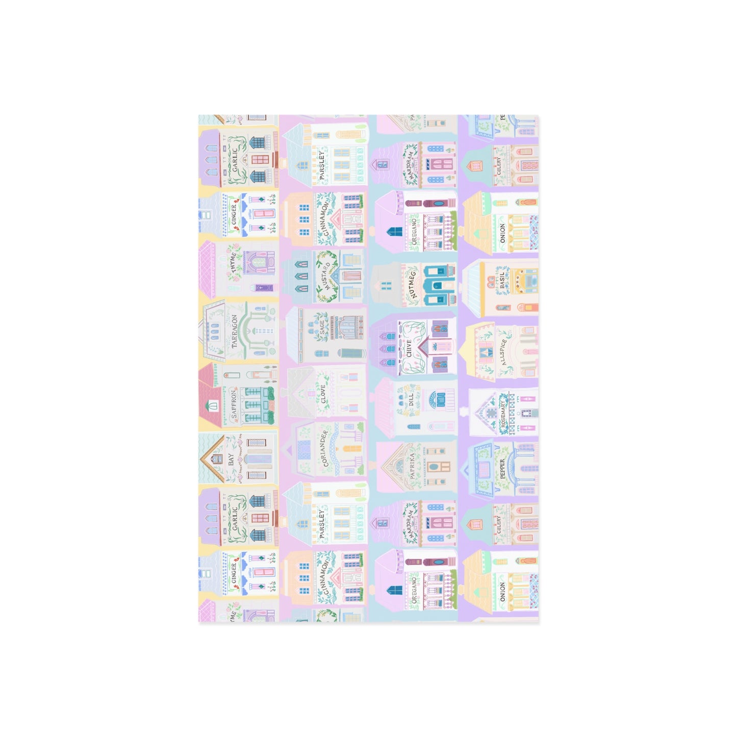 Spice village Lenox Fine Art Postcards