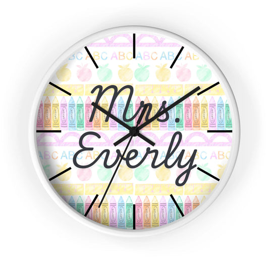 Custom Teacher Clock